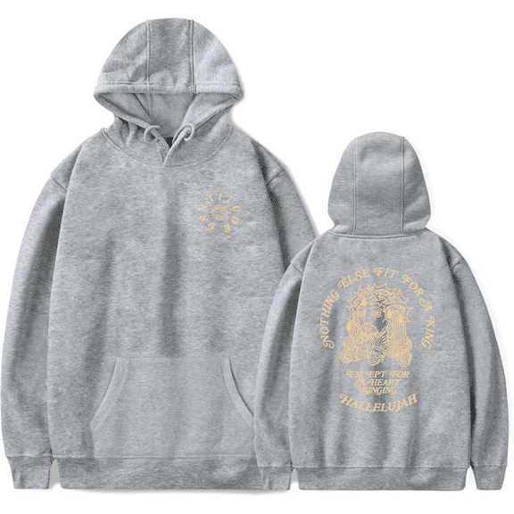 Brandon Lake Nothing Else Fit For a King Hoodie Unisex Hooded Sweatshirt Long Sleeve Tracksuit Pullover Coat