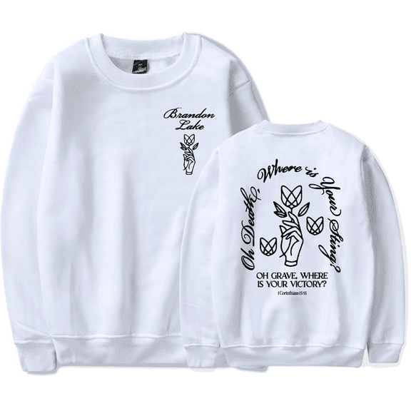 Brandon Lake Oh Grave Crewneck Sweatshirt Merch Casual Sweatshirt Unisex Clothing