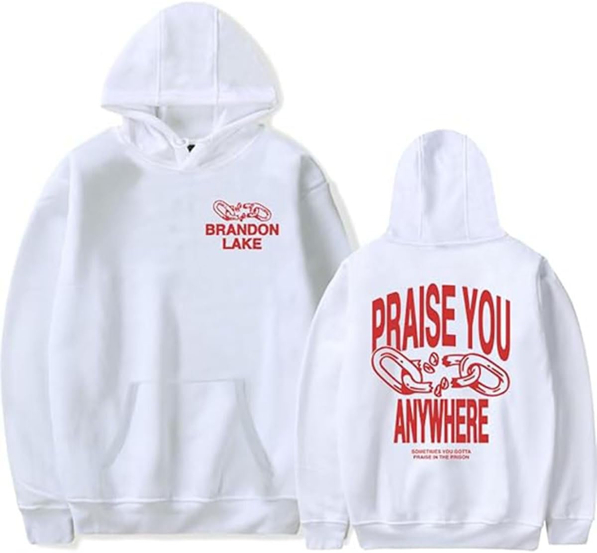 Brandon Lake Praise You Any Where Hoodie, Long Sleeve Pullovers, for