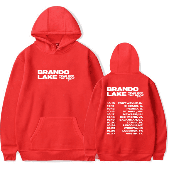 Brandon Lake Tear Off The Roof Hoodie Unisex Hooded Sweatshirt Long Sleeve Tracksuit Pullover Coat