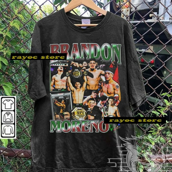 Brandon Moreno Vintage 90s Bootleg Style T-Shirt, Retro Brandon Moreno Shirt, Gift For Women and Men Unisex Tee
