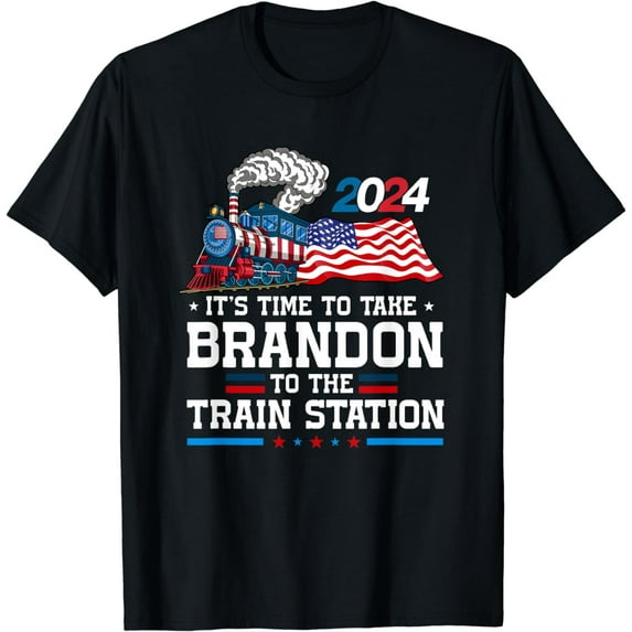 Brandon To TheTrain Station Kinda Day 2024 T-Shirt