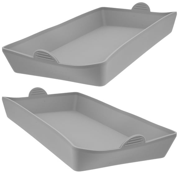 Brandonz 2-Piece Silicone Loaf Pan Set for Bread Baking, Rectangular Non-Stick Cake Mold Tray, Perfect for Toast and Homemade Bread
