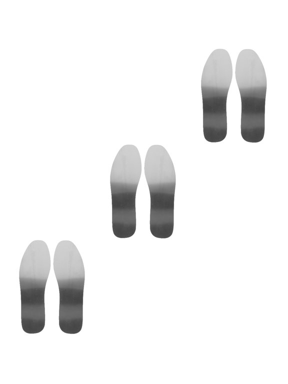 3 Pairs Stainless Steel Anti-Puncture Shoe Insoles for Men and Women, Nail Resistant Comfort Insoles