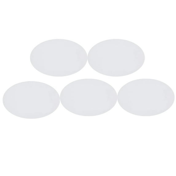 STRANDCHIC 5Pcs Oval Shape Artist Paper Boards White Cotton for Oil and Acrylic Paint