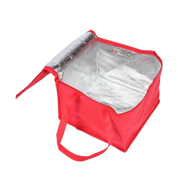 Brandonz Insulated Delivery Bag for Hot/Cold Food (Red)