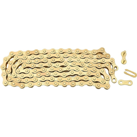 Brandonz Mountain Bike Chain Professional Bike Chain Carbon Steel Cycling Chain Replacement Bike Supply