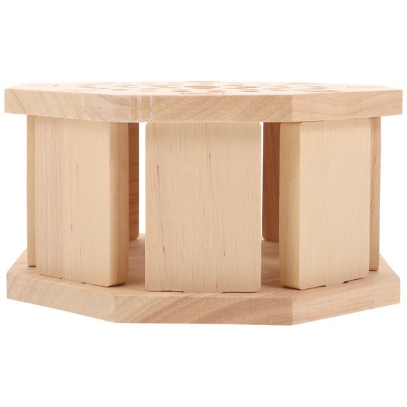STRANDCHIC Tool Holder Beige Wood 1Set 6.3X6.3X3.1in