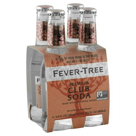Brands of Britain Fever Tree Club Soda, 4 ea