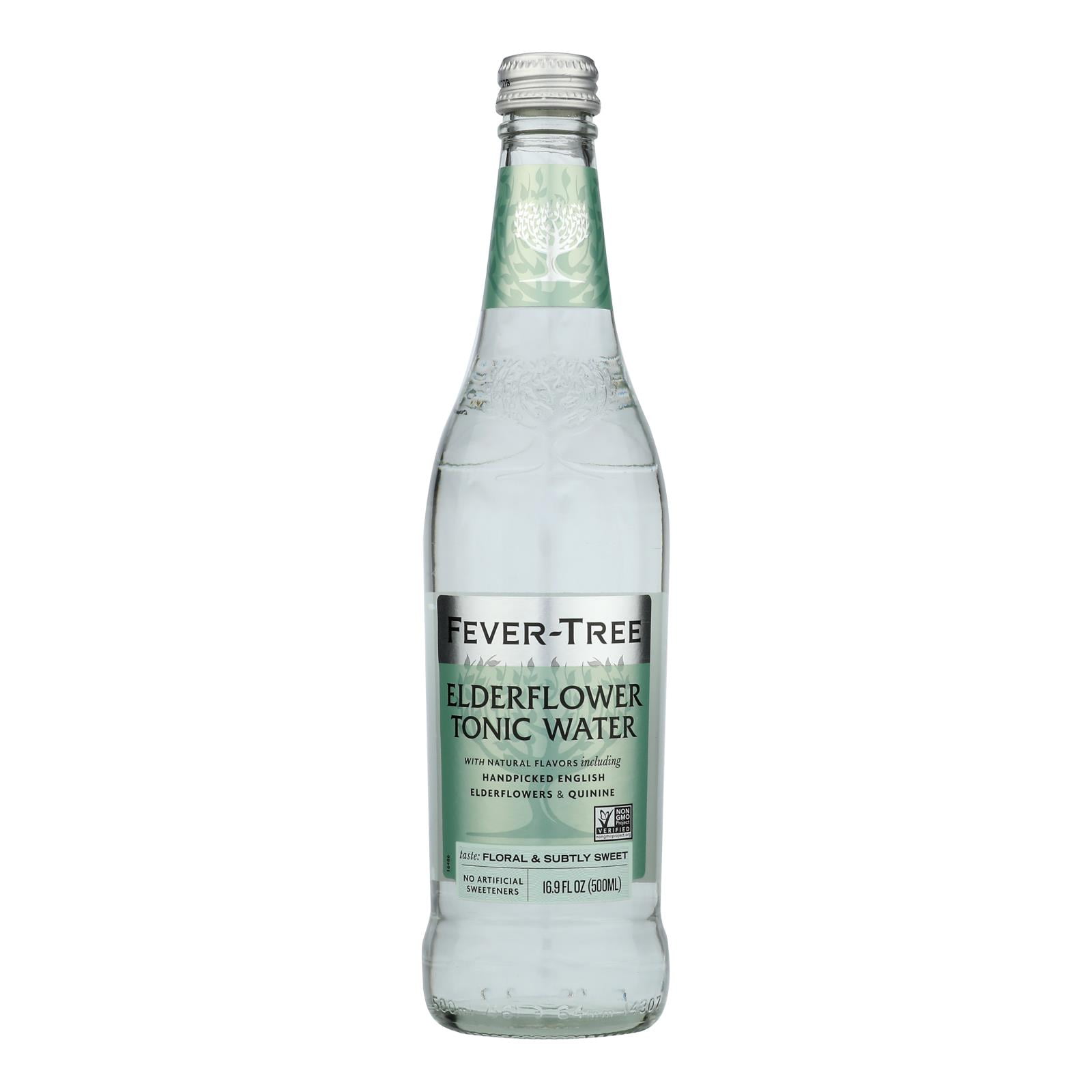 Fever-Tree Elderflower Tonic Water, 8 x 16.9 Fl Oz Glass