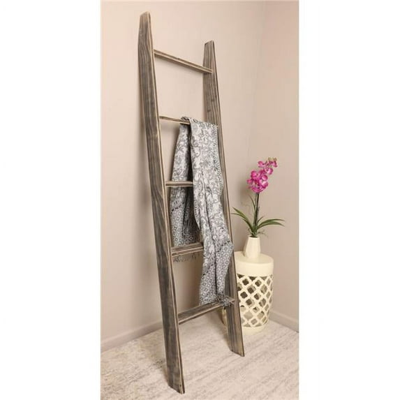 Worn Black Ladder 20'' x 72''