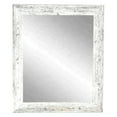 thumbnail image 1 of American Value Distressed White Framed Vanity Wall Mirror 32 x 35.5 in.  AV32MED, 1 of 6