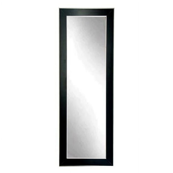 American Made Silver Accent Black Full Length Mirror 21.5 x 71 in. BM11THIN