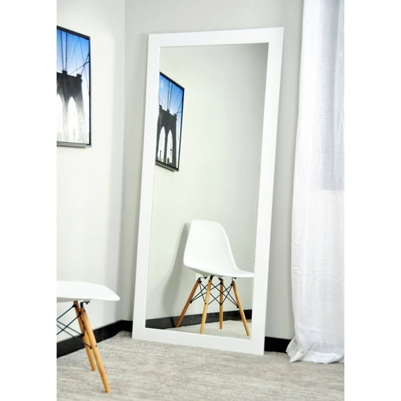 Vision in White Tall Vanity Wall Mirror