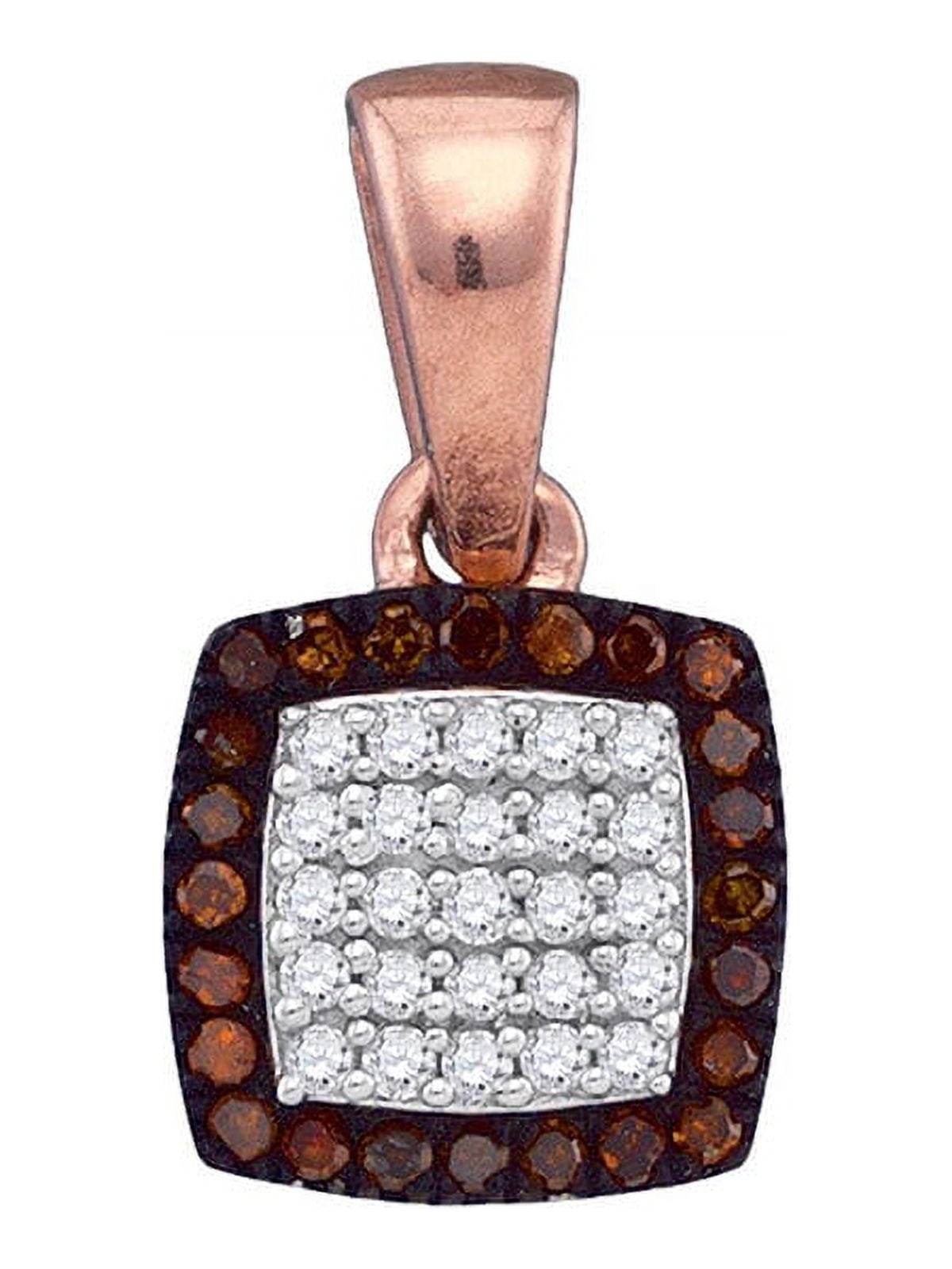 Brandy Diamond® Dark Chocolate Brown 10K Ravishing Rose Gold Princess