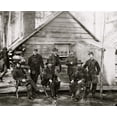thumbnail image 1 of Brandy Station Va. Gen. Rufus Ingalls and staff Chief Quartermaster and officers Army of the Potomac headquarters, 1 of 4