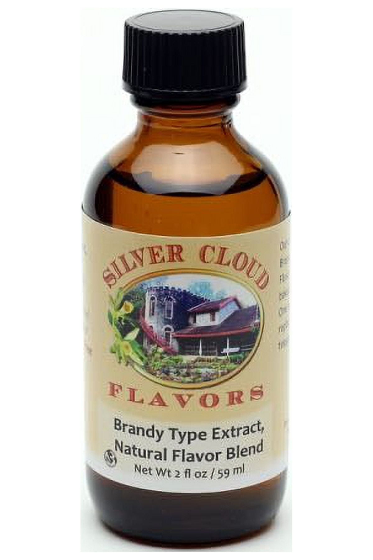 Brandy Type Extract, Natural Flavor Blend 2 fl. oz. glass bottle