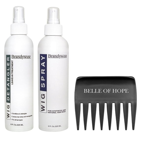 Brandywine 3 Piece Styling Kit (8oz Detangler Wig Spray)