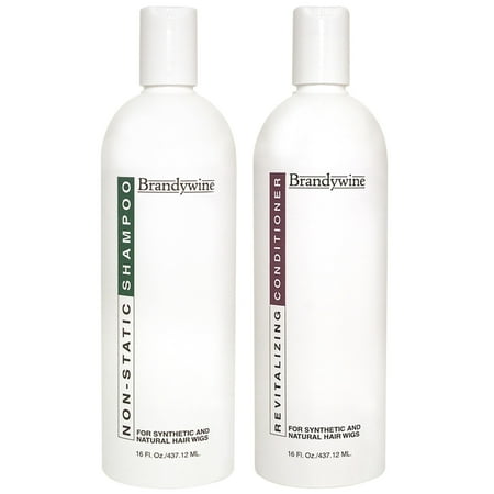Brandywine Non Static Shampoo & Revitalizing Conditioner 16 Ounce., Value Pack Bundle 2 items
