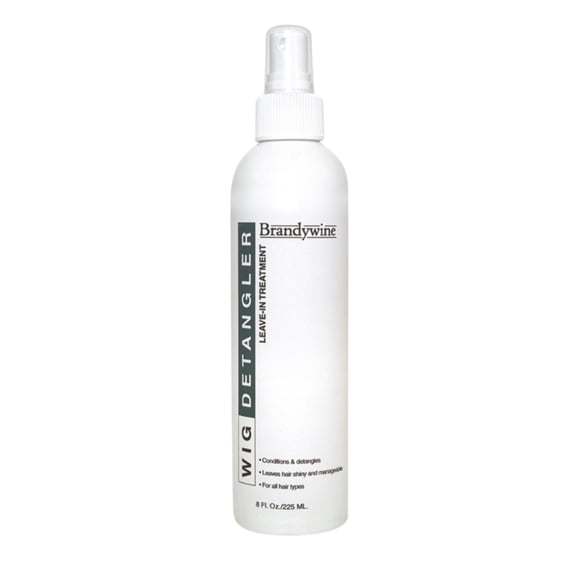 Brandywine Wig Detangler Spray Leave-In Conditioner for Synthetic & Human Hair Wigs, 8oz