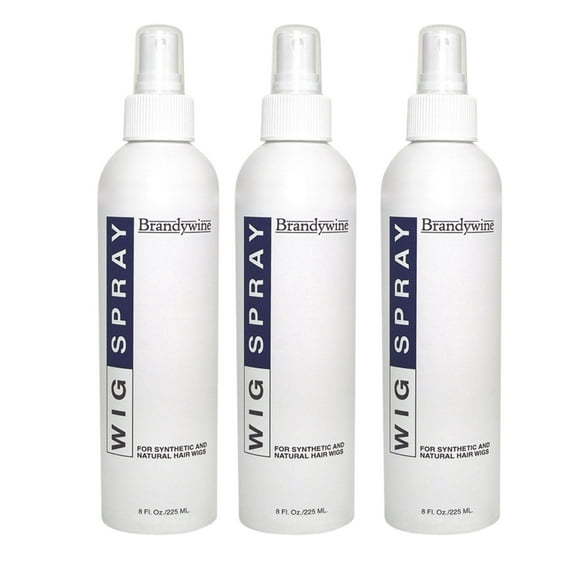 Brandywine Non-Aerosol Wig Spray for Synthetic and Natural Hair Wigs (3 Pack)