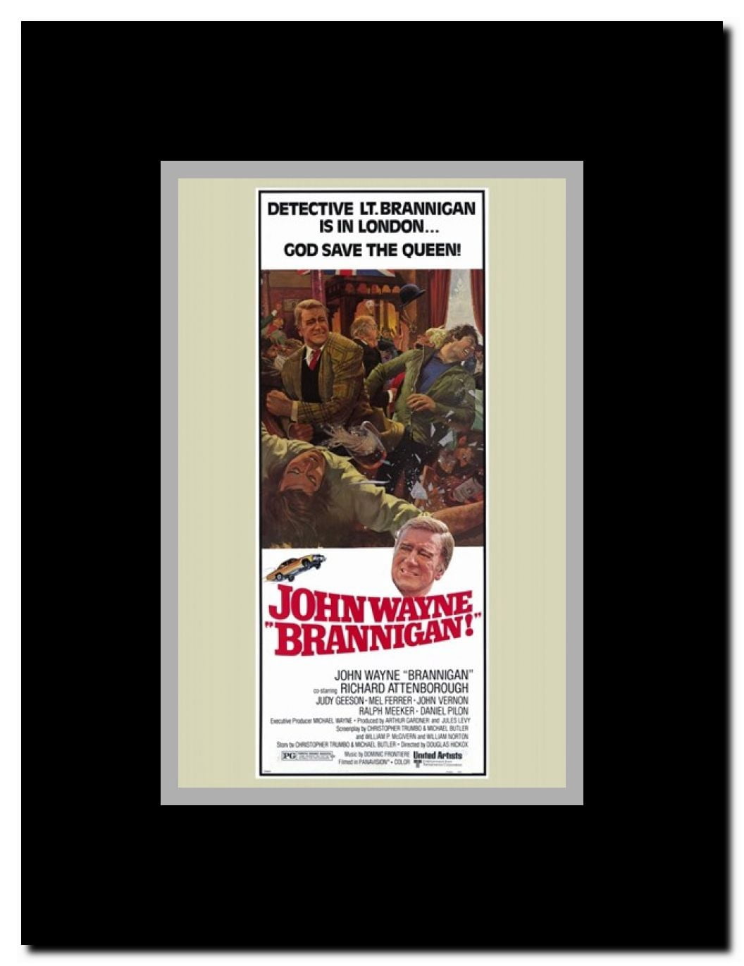 Brannigan Framed Movie Poster