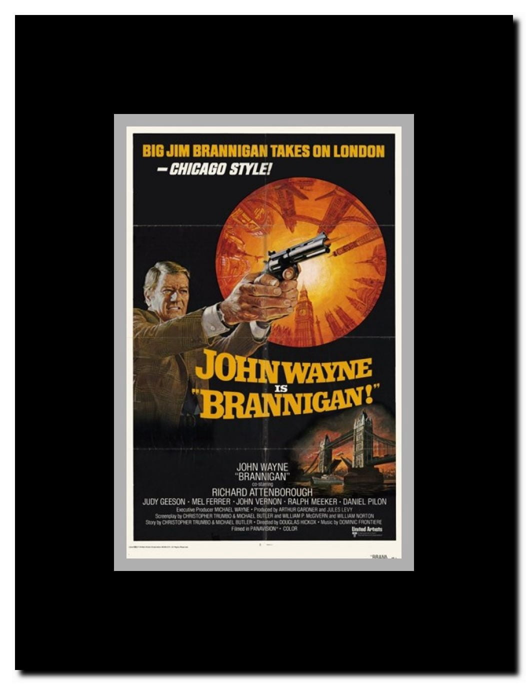 Brannigan Framed Movie Poster