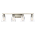 thumbnail image 1 of Brannon 4-Light Bathroom Vanity Light in Noble Brass, 1 of 5