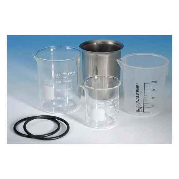 Beaker, Glass, Low Form, 250 mL / 8.45 fl oz Capacity, Not Rated Not Applicable