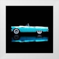 thumbnail image 1 of Branson, Clive 12x12 White Modern Wood Framed Museum Art Print Titled - 56 T-Bird Convertible, 1 of 4