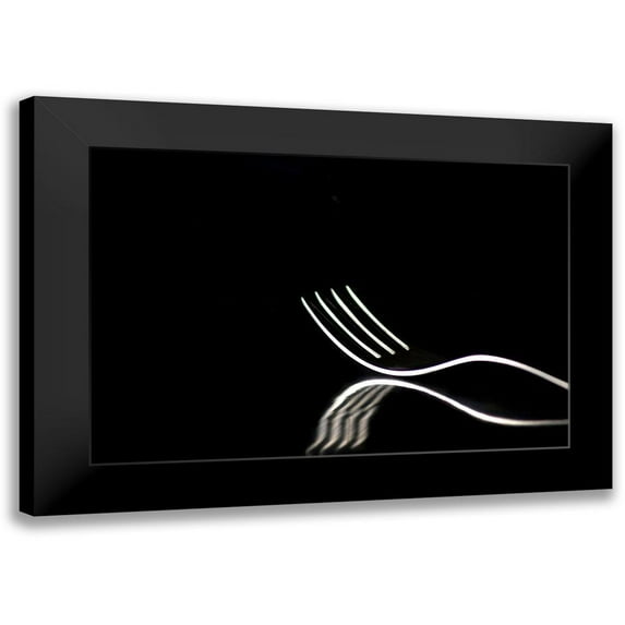 Branson, Clive 24x17 Black Modern Framed Museum Art Print Titled - Fork Reflection