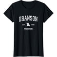 thumbnail image 1 of Branson Missouri MO Vintage Athletic Sports Design T-Shirt, 1 of 4