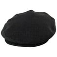 thumbnail image 1 of Branson Tweed Wool Ivy Cap - L - Black, 1 of 4
