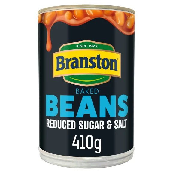 Branston Baked Beans Reduced Sugar & Salt - 410g - British Baked Beans