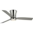 thumbnail image 1 of Brant Collection 52-in. Three-Blade Brushed Nickel Modern Ceiling Fan, 1 of 16