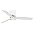thumbnail image 1 of Brant Collection 52-in. Three-Blade Satin White Modern Ceiling Fan, 1 of 16