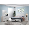 thumbnail image 1 of Coaster Brantford 4-Piece Eastern King Bedroom Set, Coastal White, 1 of 16