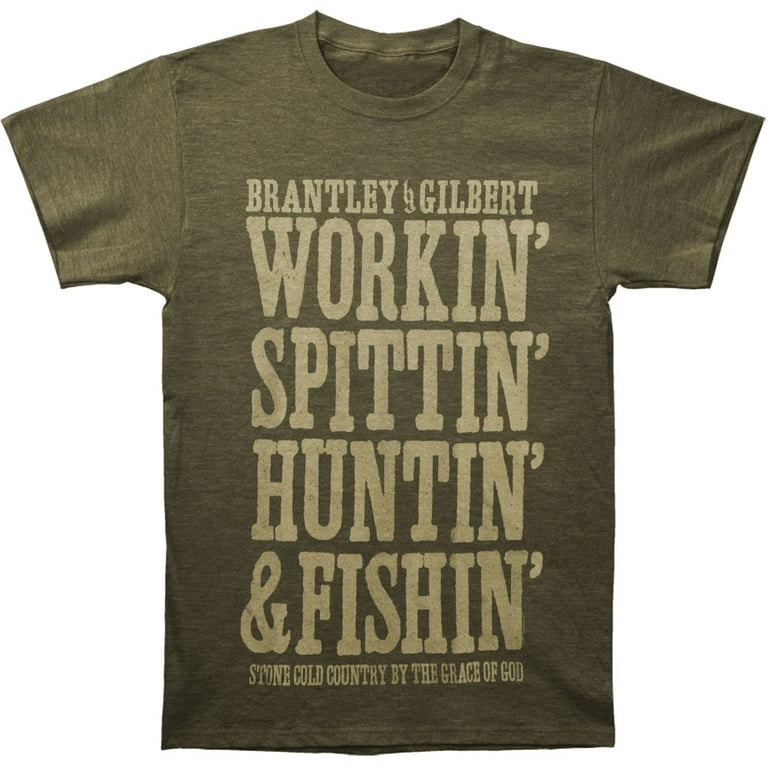 Brantley Gilbert Men's Stone Cold Country T-Shirt Military