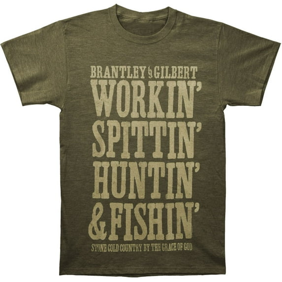 Brantley Gilbert Men's Stone Cold Country T-shirt XX-Large Military