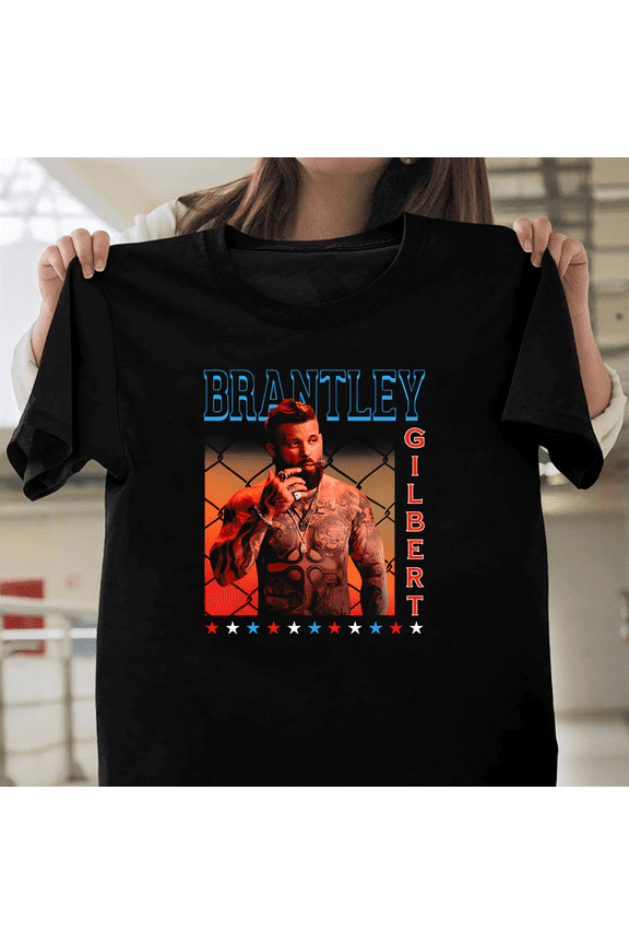 Brantley Gilbert Tattoos Country Rock Singer Songwriter Music Fan Merch V50200 Unisex T-Shirt, Size Up to 5XL