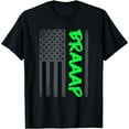 thumbnail image 1 of Brap Braap-Braaap Vintage USA Flag Dirt Bike Jet Ski ATV T-Shirt, 1 of 7