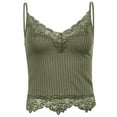 thumbnail image 1 of Bras Under $5! Cagogo Women's Lace Camisole Spaghetti Strap Lace Bralettes Crop Tops Padded Cami Top Lace Bandeau Tank Tops for Women Girls Brasier Sin Varillas Para Mujer, 1 of 4