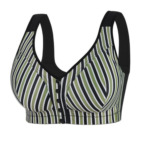 Bras For Women Front Closure Lightly Lined No Underwire T Shirt Bras For Everyday Full Coverage Comfort Supportive Bralette