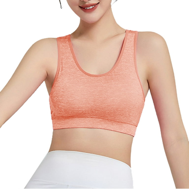 Bras For Women High Support Sports Shockproof Running Small Chest Push Up  Fitness Yoga Vest Thin No Steel Ring Beautiful Back Bra Underwear 