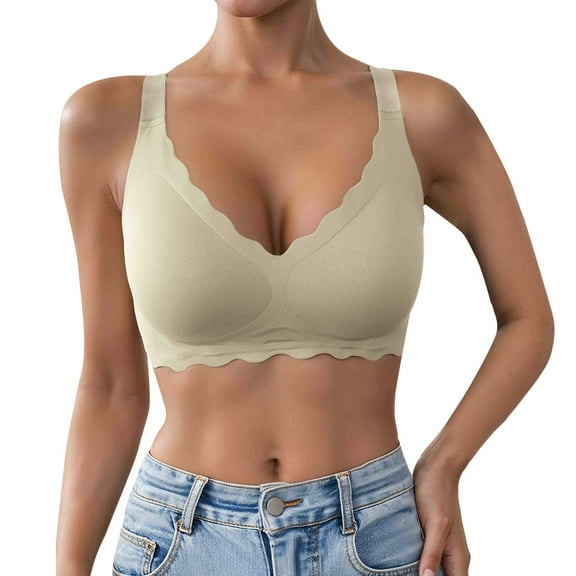 Bras For Women No Underwire Wireless Bra Support Full Coverage Bralette Comfort Everyday Sports Bra