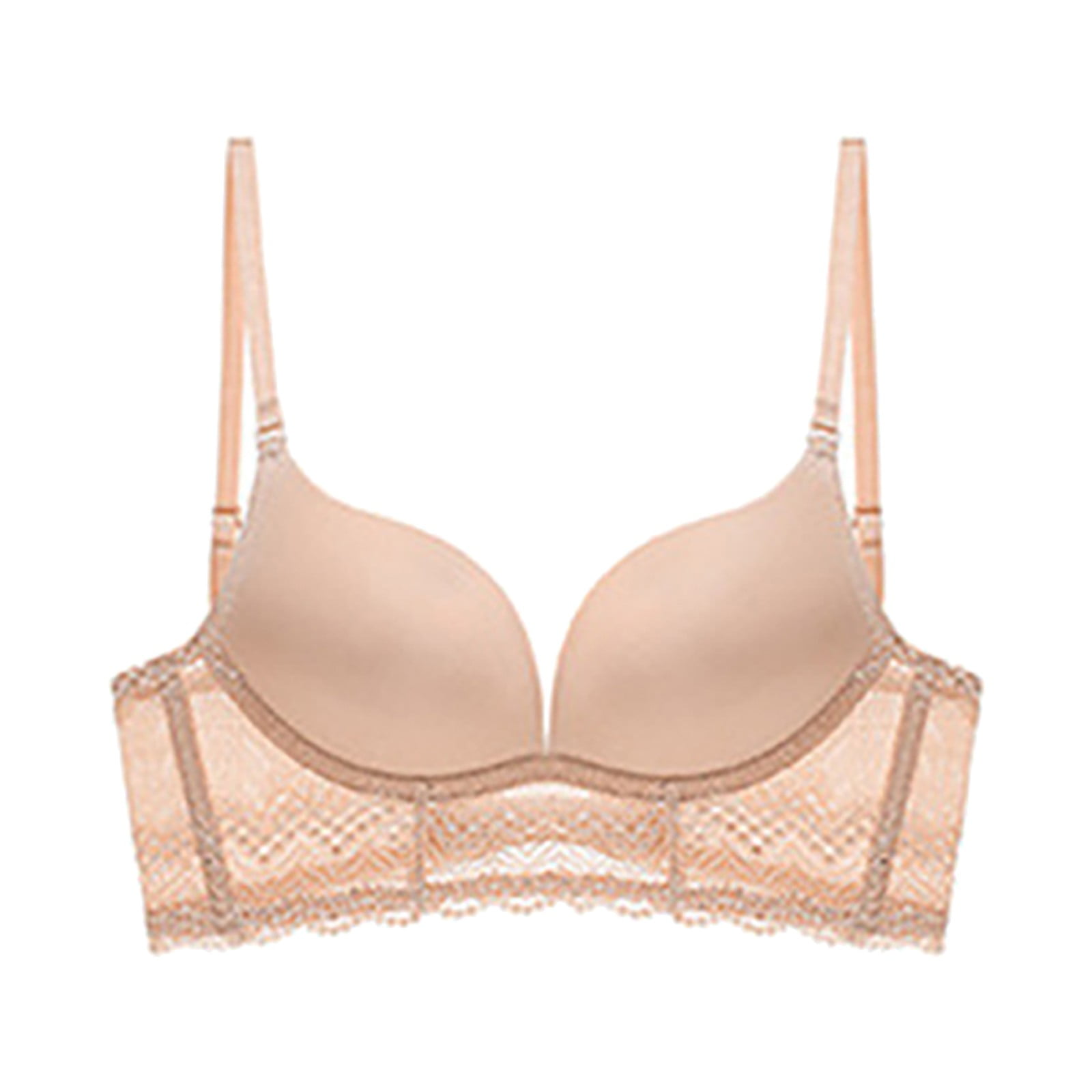 Bras For Women Solid Color U Shaped Backless Bra For Small Chest And