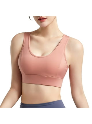  Young Ladies Seamless Rimless Tank Style Bra Beauty Back Wrap  Removable Chest Pad Daily Sport Underwear plus Sized Sports Bra (Beige, XL)  : Clothing, Shoes & Jewelry