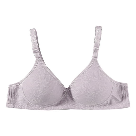 Bras For Women Thin Cup Comfortable Glossy Jacquard Type Breastfeeding Bra Underwear