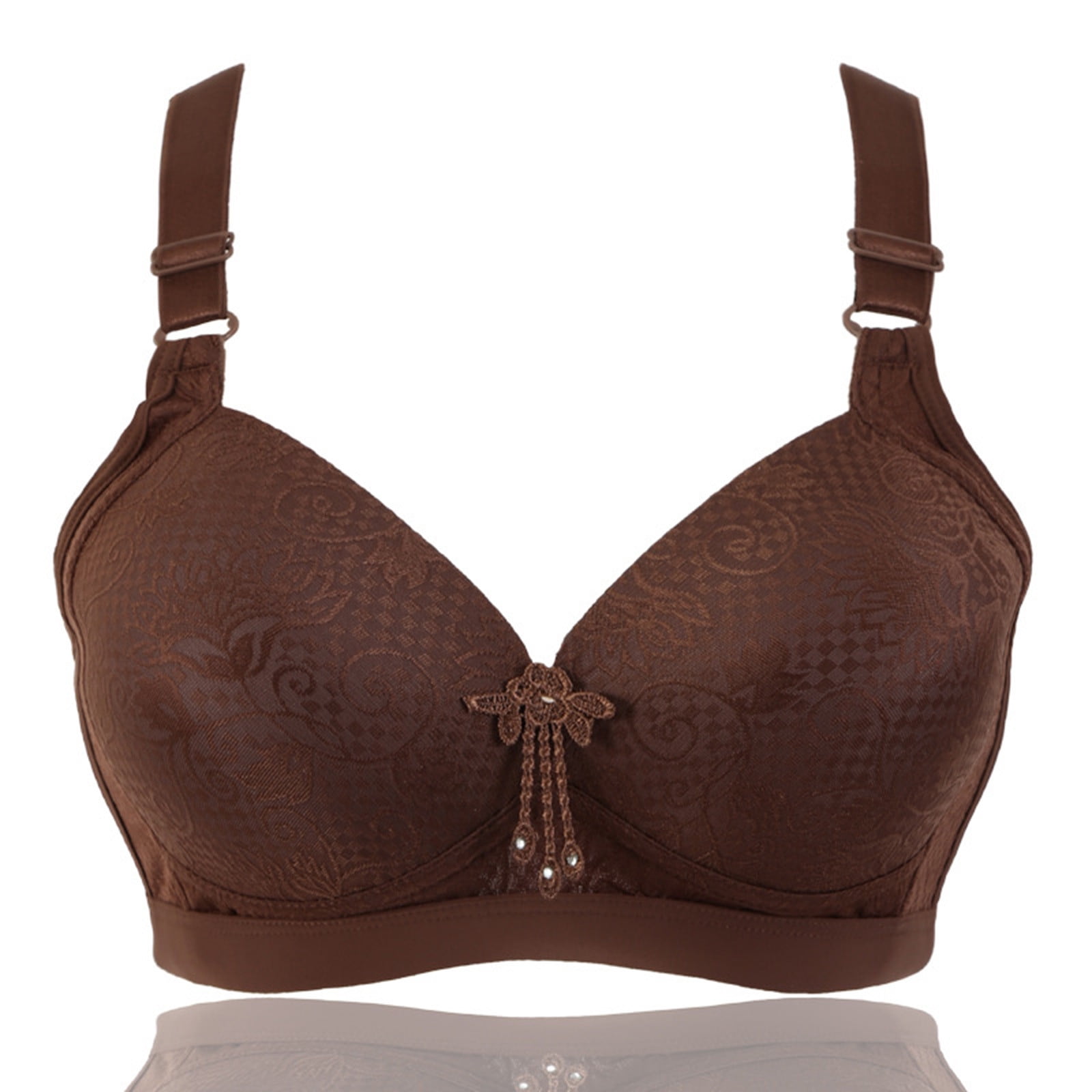 Bras No Wire Push Up Full Coverages Fit Lace Plus Size On Clearance