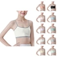 thumbnail image 1 of Bras for Sports Training Bra for Girls Girls Underwear Crop Top Bra Lightweight Seamless Sports Bra for Girls Training Camisole Style Comfortable Kids Underwear, 1 of 7
